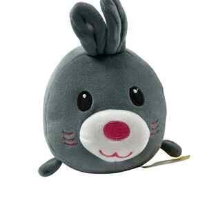 FIESTA Lil Huggys Betty Grey Bunny Plush Stuffed Animal 8 in Soft Toy Gift